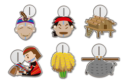 【成為祝福】 刺繡鈕扣